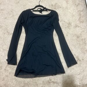 White Fox Boutique Black Long Sleeve Dress